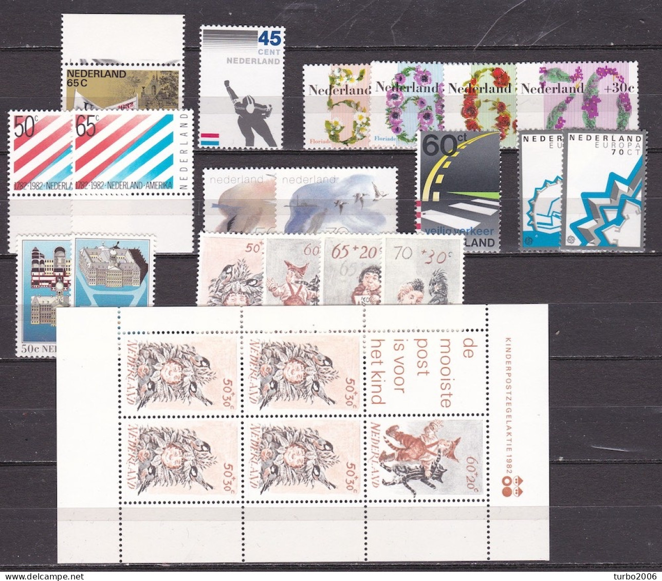Nederland 1982 Complete Postfrisse Jaargang NVPH 1260 / 1279 - Komplette Jahrgänge