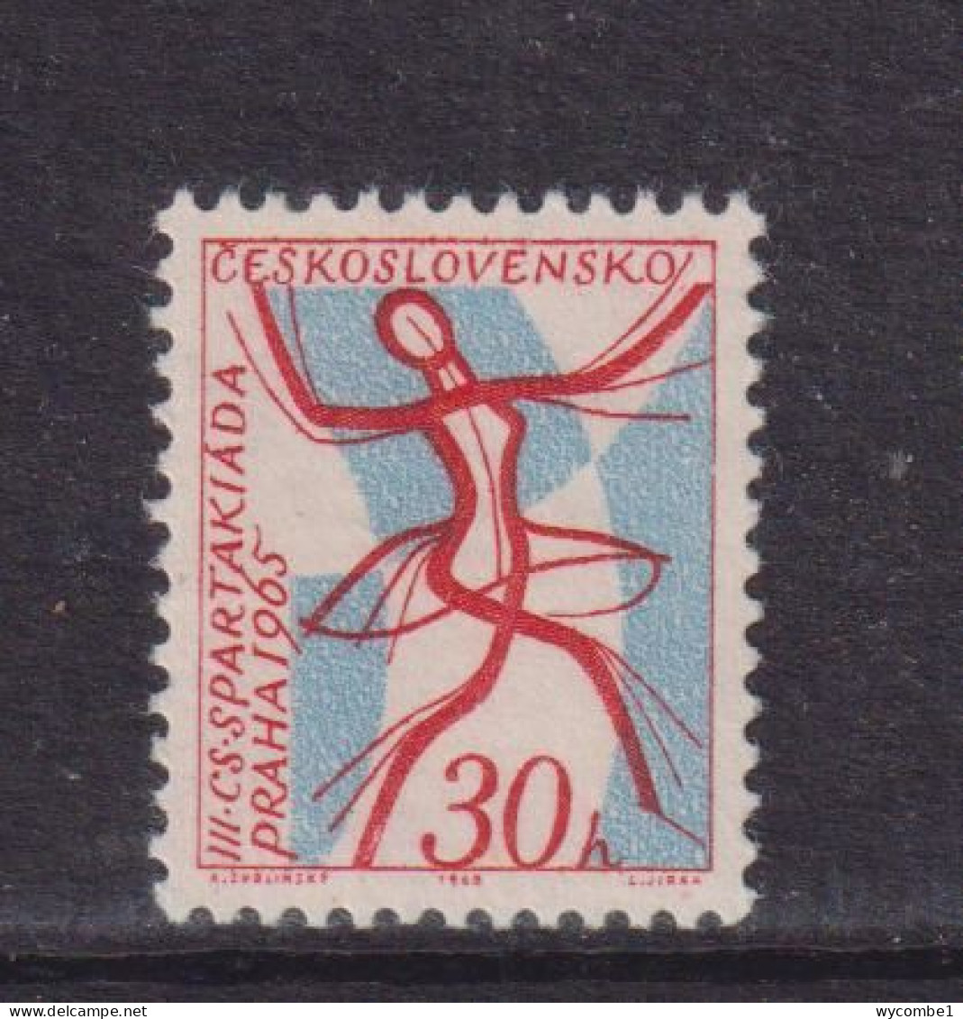 CZECHOSLOVAKIA  - 1965 Spartacist Games 30h Never Hinged Mint - Unused Stamps