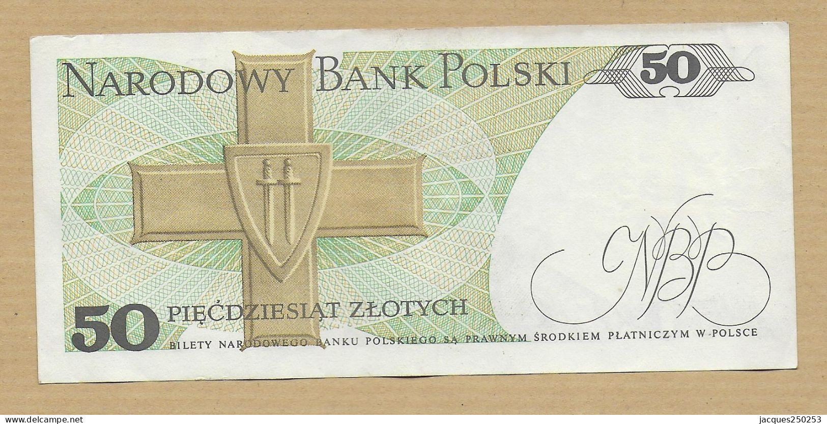 50 ZLOTYCH 1988 - Pologne