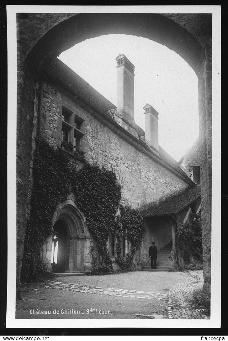 14551 - SUISSE -  CHÂTEAU DE CHILLON - 3ème Cour - Andere & Zonder Classificatie