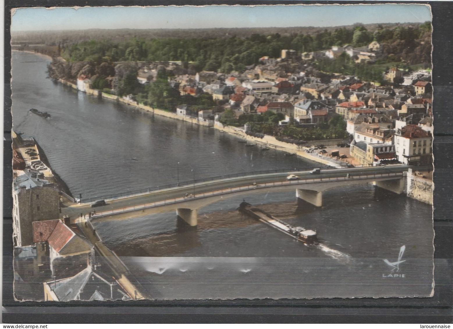 91 - CORBEIL ESSONNES - En Avion Au Dessus De ... Corbeil Essonnes - Le Nouveau Pont - Corbeil Essonnes