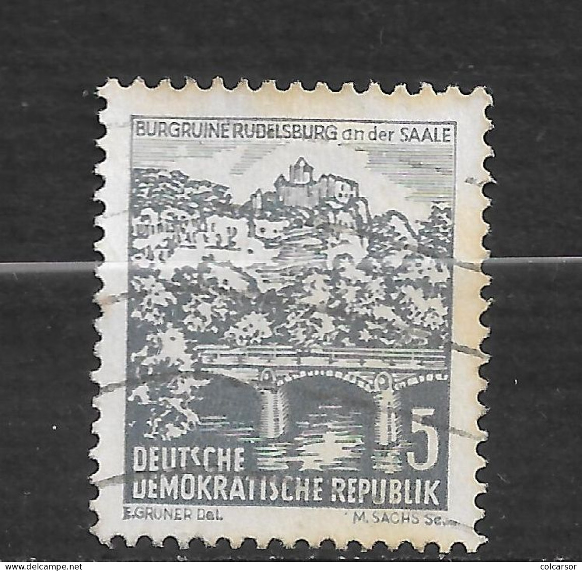 ALLEMAGNE   REPUBLIQUE DÉMOCRATIQUE  N°  529A  "  PAYSAGES '' - Usados