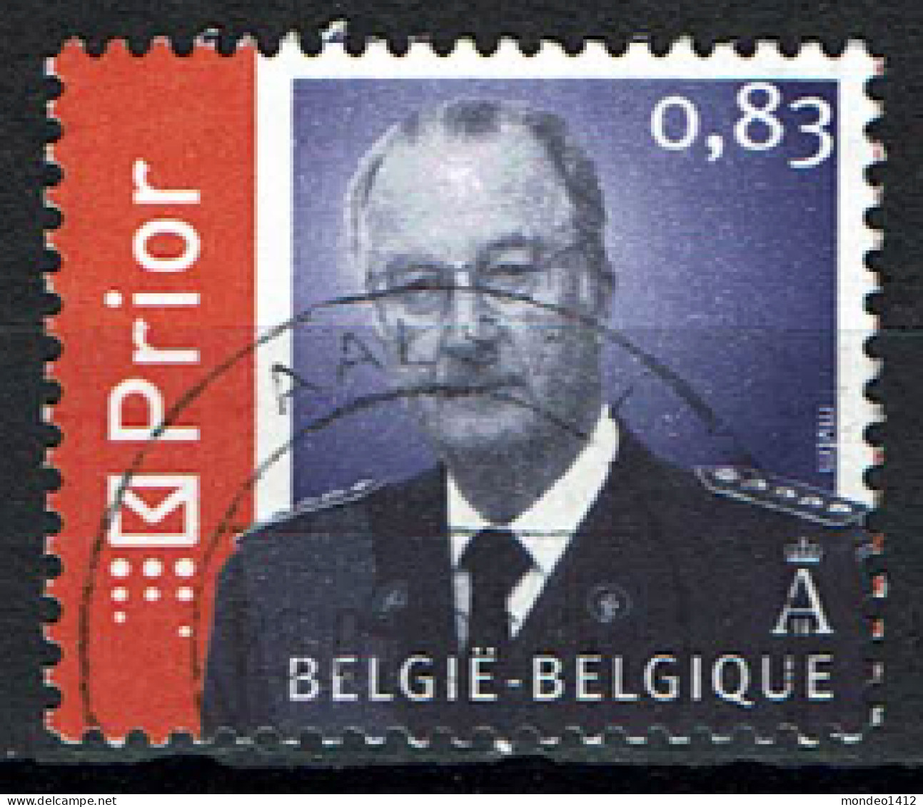 België OBP 3501 - Koning Albert II - Roi Albert II - Oblitérés