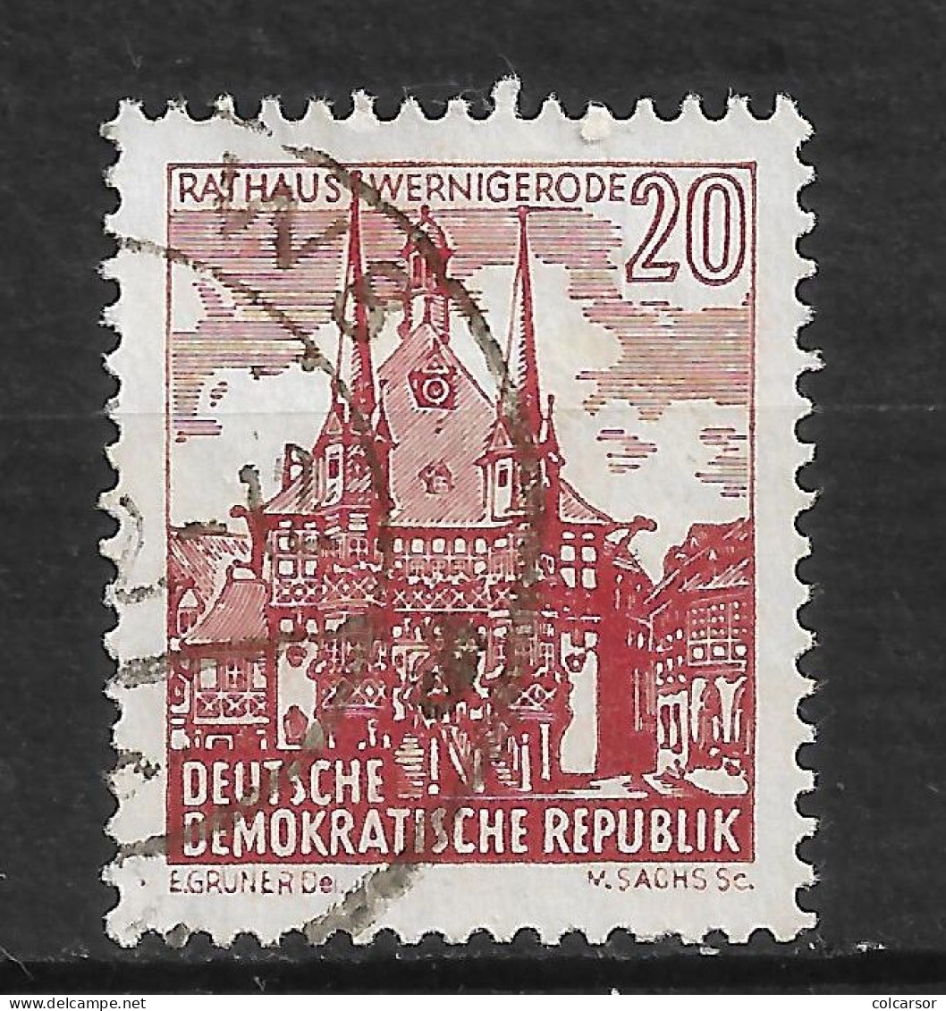 ALLEMAGNE   REPUBLIQUE DÉMOCRATIQUE  N°  530A  "  PAYSAGES '' - Oblitérés