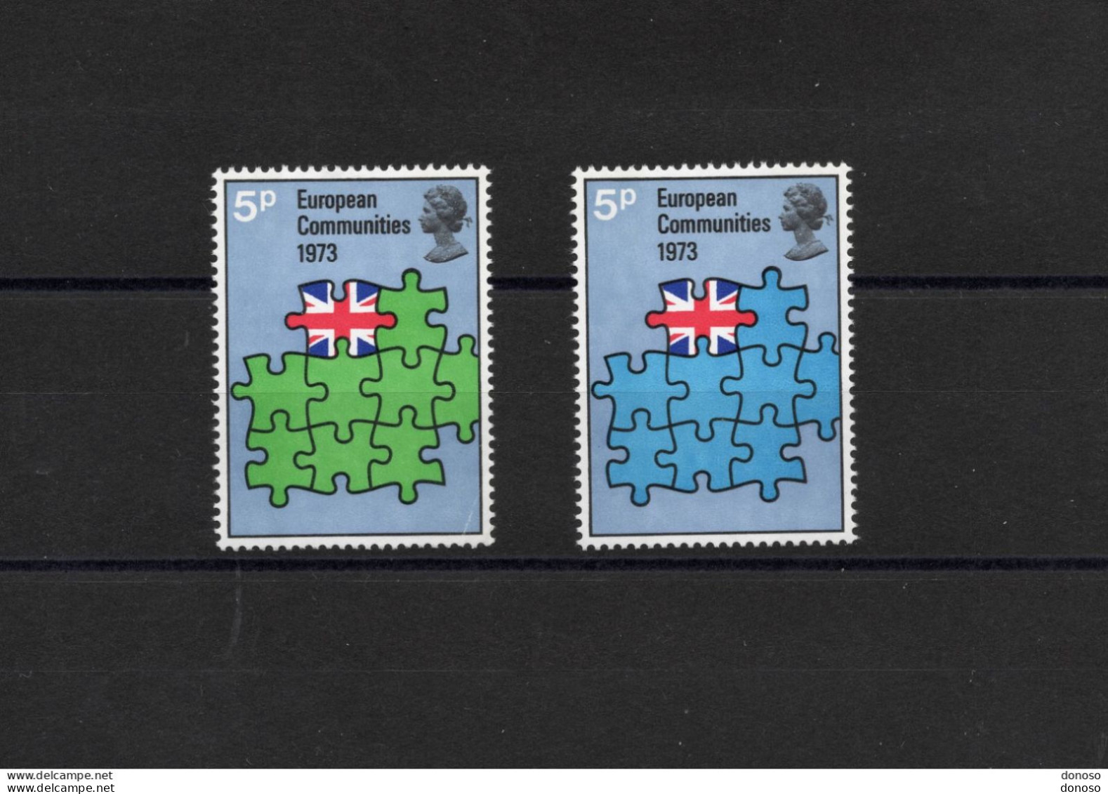 GB 1973 Adhésion à La Communauté Européenne Yvert 676-677 NEUF** MNH - Unused Stamps