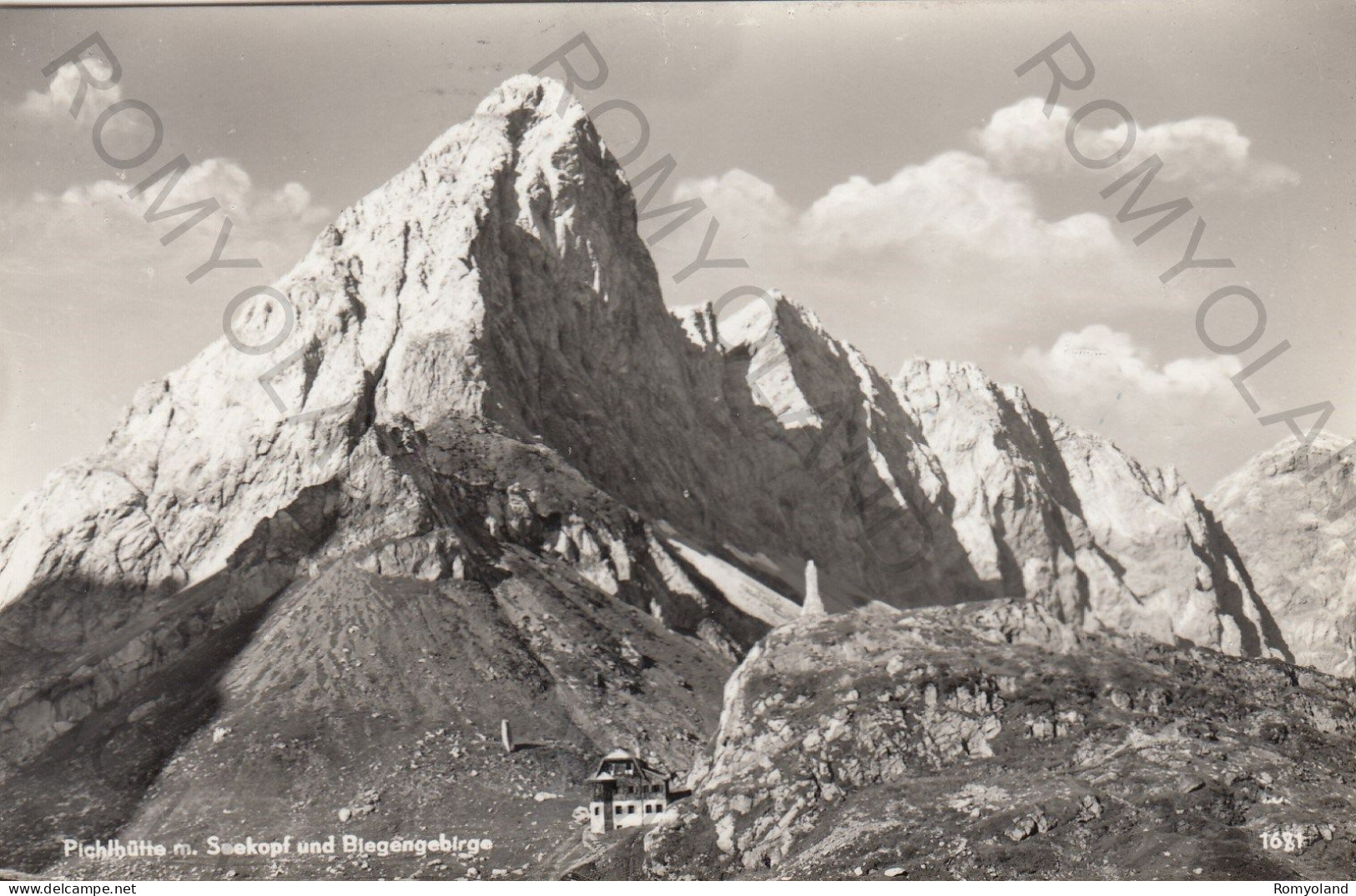 CARTOLINA  C9 PICHLHUTTE,SEEBODEN,SPITTAL AN DER DRAU,CARINZIA,AUSTRIA-SEEKOPF UND BIEGENGEBIRGE-VIAGGIATA 1960 - Spittal An Der Drau