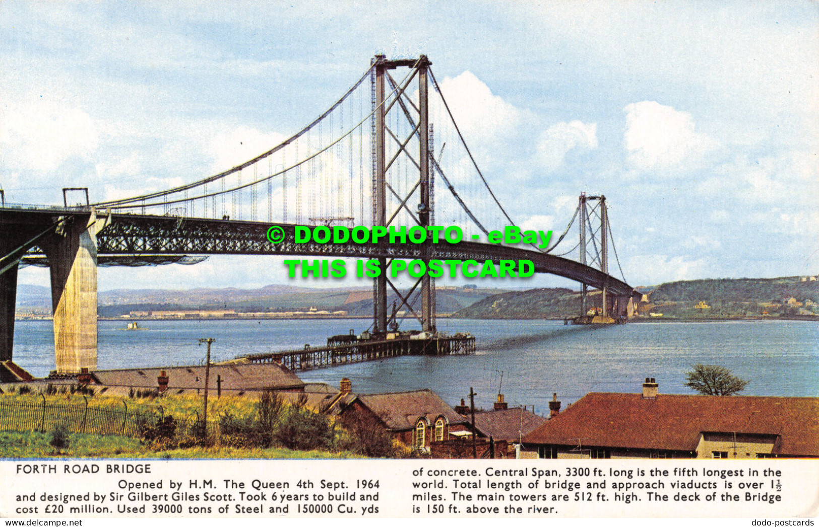 R526797 Forth Road Bridge. Postcard - World