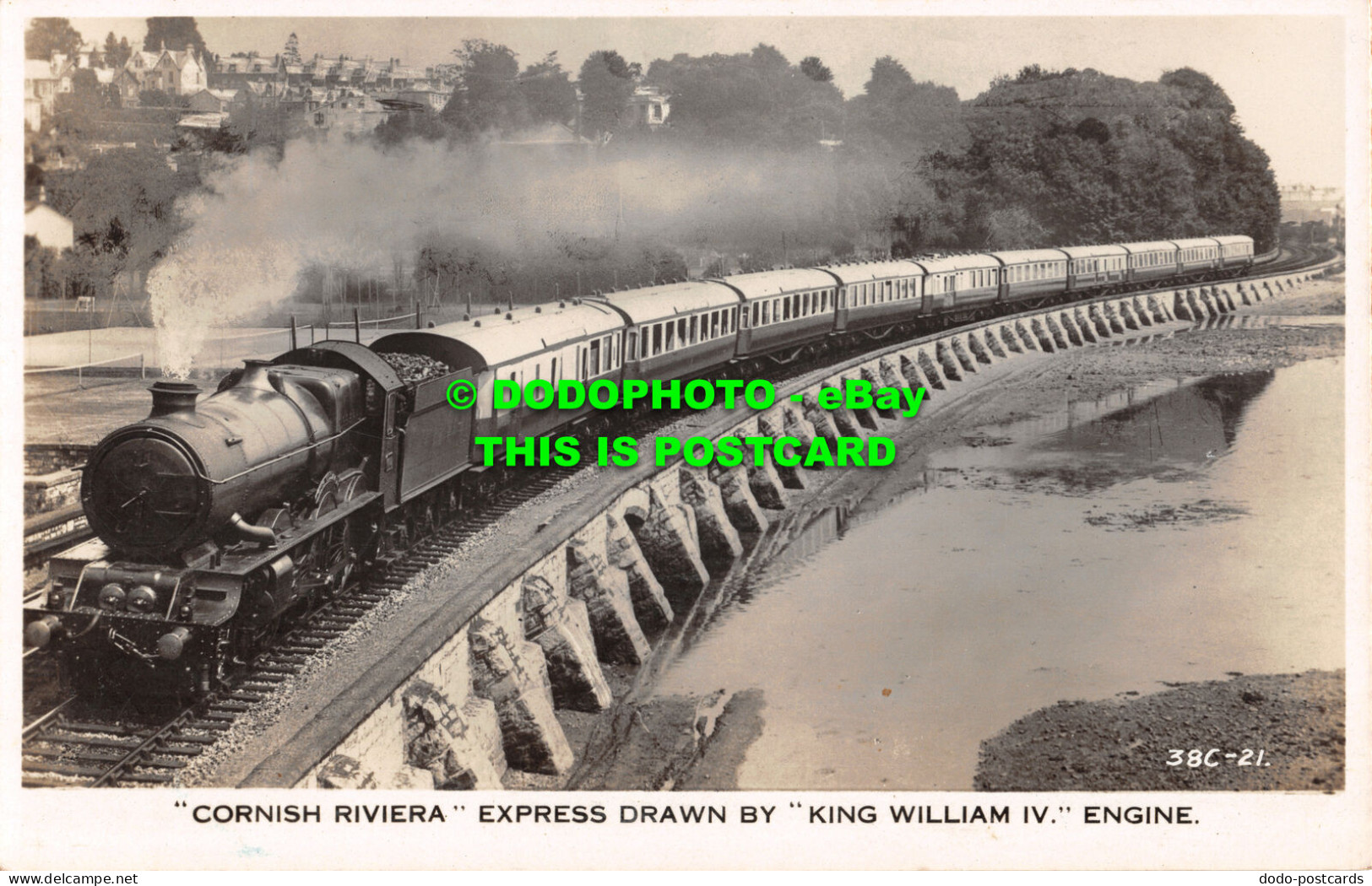 R528008 Cornish Riviera. Express Drawn By King William IV. Engine. Valentine. RP - World