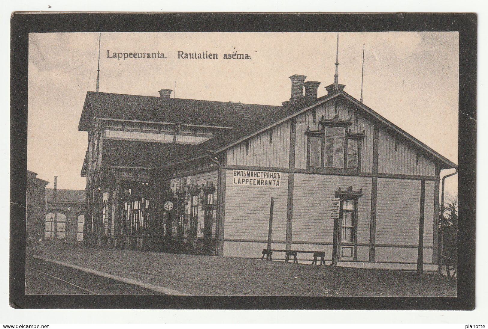 Finlande - Lappeenranta - Rautatien Asema - Train Station - Old Pc 1910s - Finland