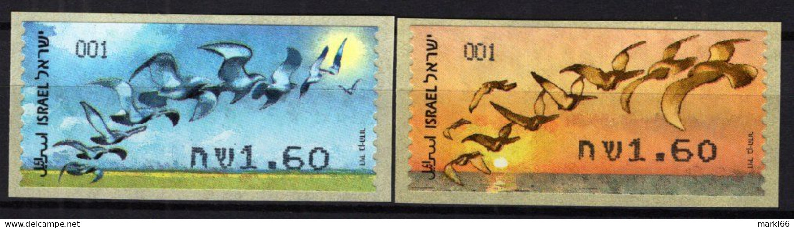 Israel - 2009 - Birds - Common Kingfisher - Mint Self-adhesive ATM Stamp Set - Frankeervignetten (Frama)