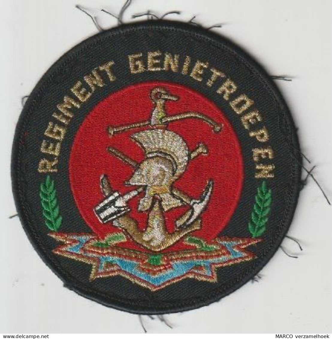 Patch-badge Militair Regiment Genietroepen (NL) Ministerie Van Defensie - Esercito