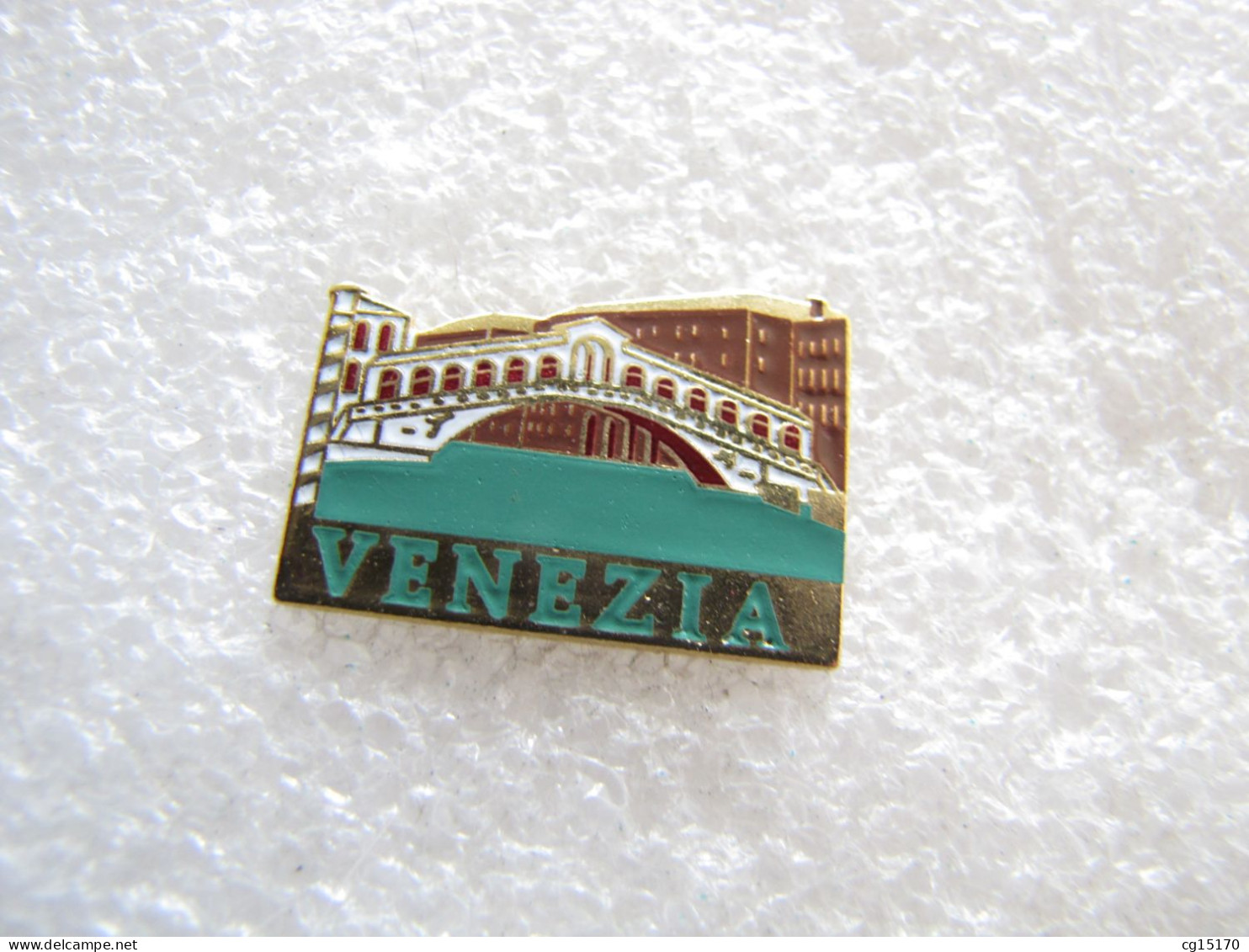 PIN'S   VENEZIA   PONT  DU  RIALTO     Email Grand Feu - Städte