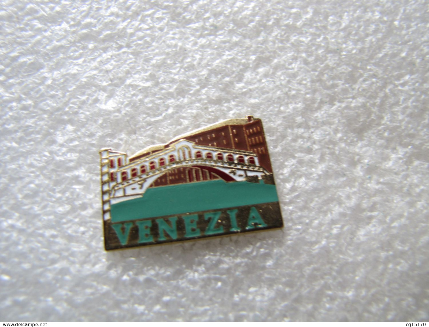 PIN'S   VENEZIA   PONT  DU  RIALTO     Email Grand Feu - Cities