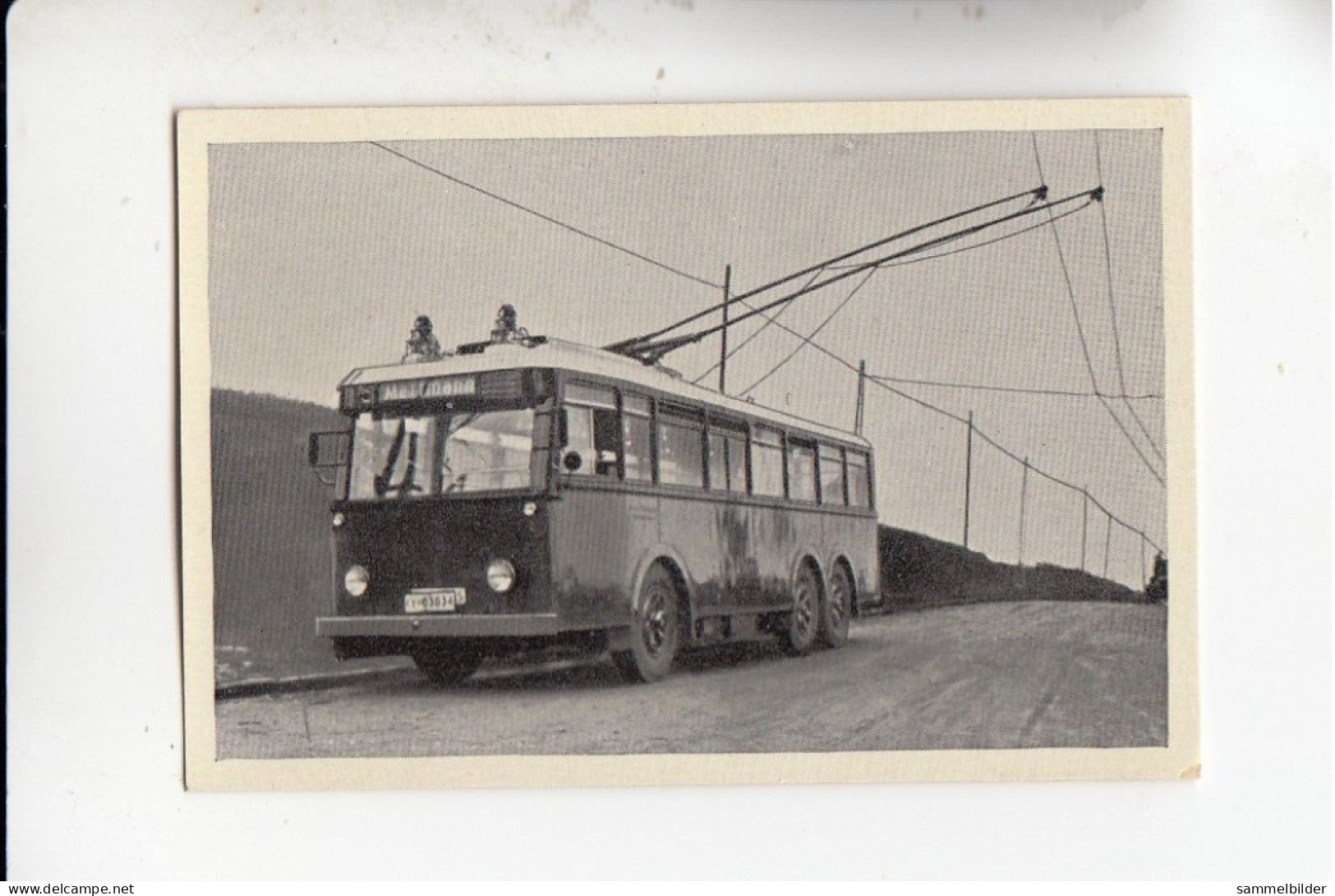 Mit Trumpf Durch Alle Welt Moderne Verkehrsentwicklung Elektro - Omnibus Mettmann - Gruiten  C Serie 18 # 2 Von 1934 - Autres Marques