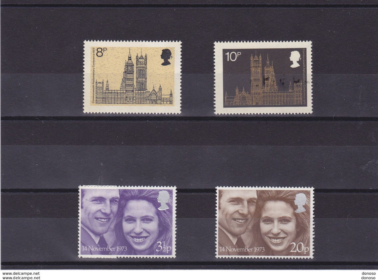 GB 1973  Yvert 695-696 + 700-701 NEUF** MNH Cote 4 Euros - Unused Stamps