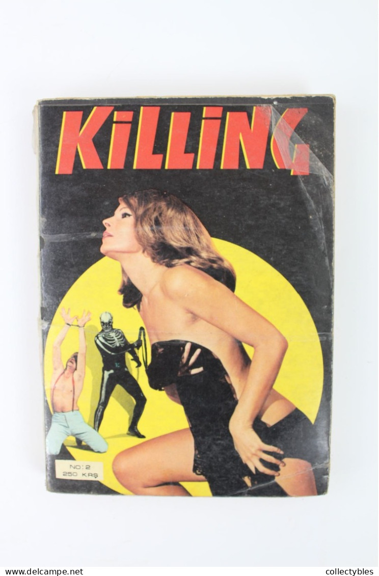 KILLING Turkish Photo Comic Set 1970s 1-23 Fotoromanzo SATANIK Kilink EXTREMELY RARE Free Shipping