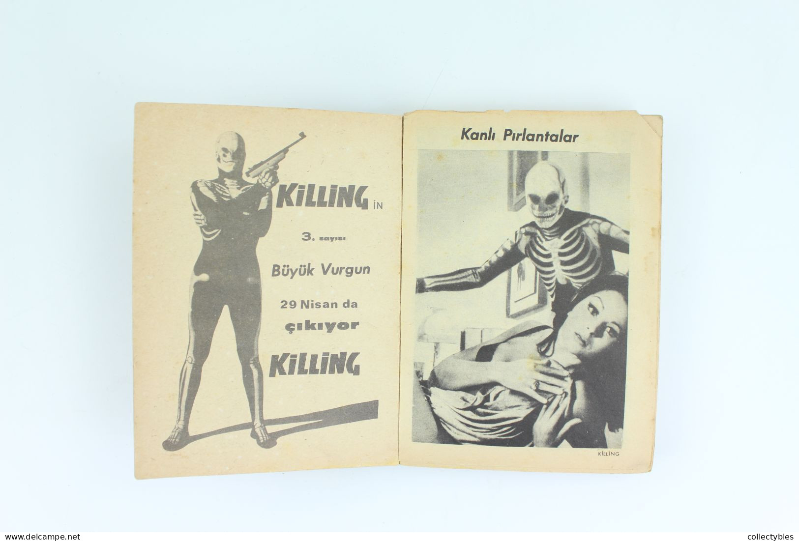 KILLING Turkish Photo Comic Set 1970s 1-23 Fotoromanzo SATANIK Kilink EXTREMELY RARE Free Shipping