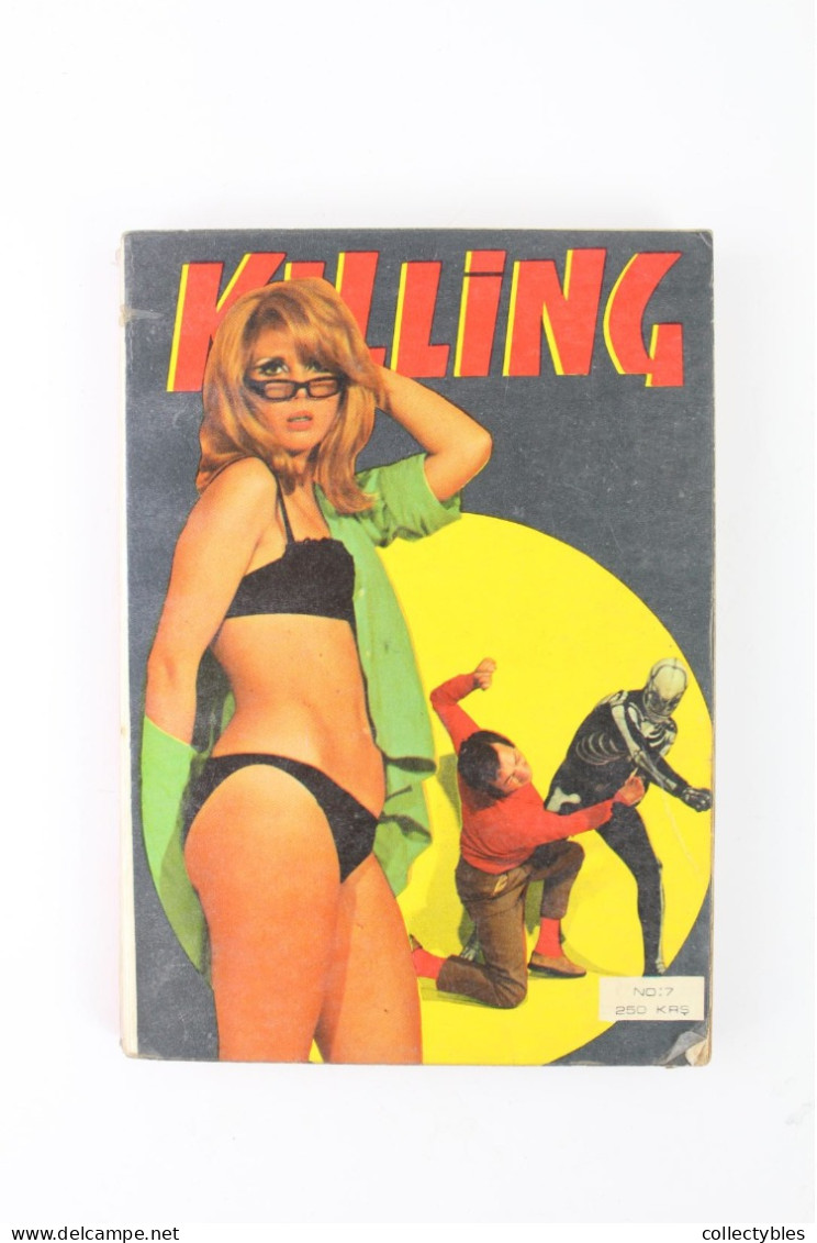 KILLING Turkish Photo Comic Set 1970s 1-23 Fotoromanzo SATANIK Kilink EXTREMELY RARE Free Shipping