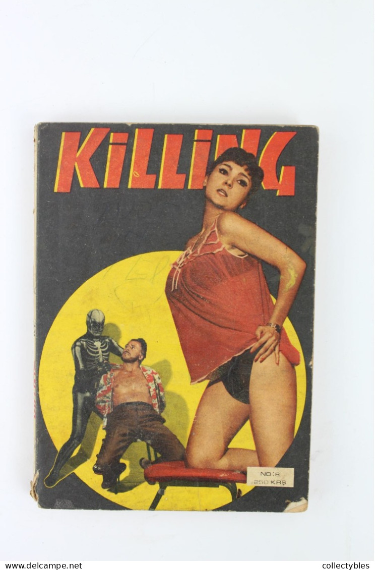 KILLING Turkish Photo Comic Set 1970s 1-23 Fotoromanzo SATANIK Kilink EXTREMELY RARE Free Shipping