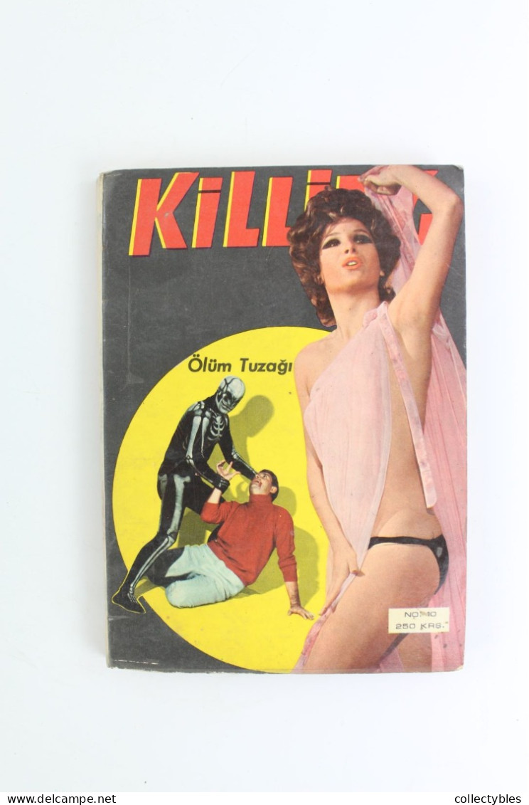 KILLING Turkish Photo Comic Set 1970s 1-23 Fotoromanzo SATANIK Kilink EXTREMELY RARE Free Shipping