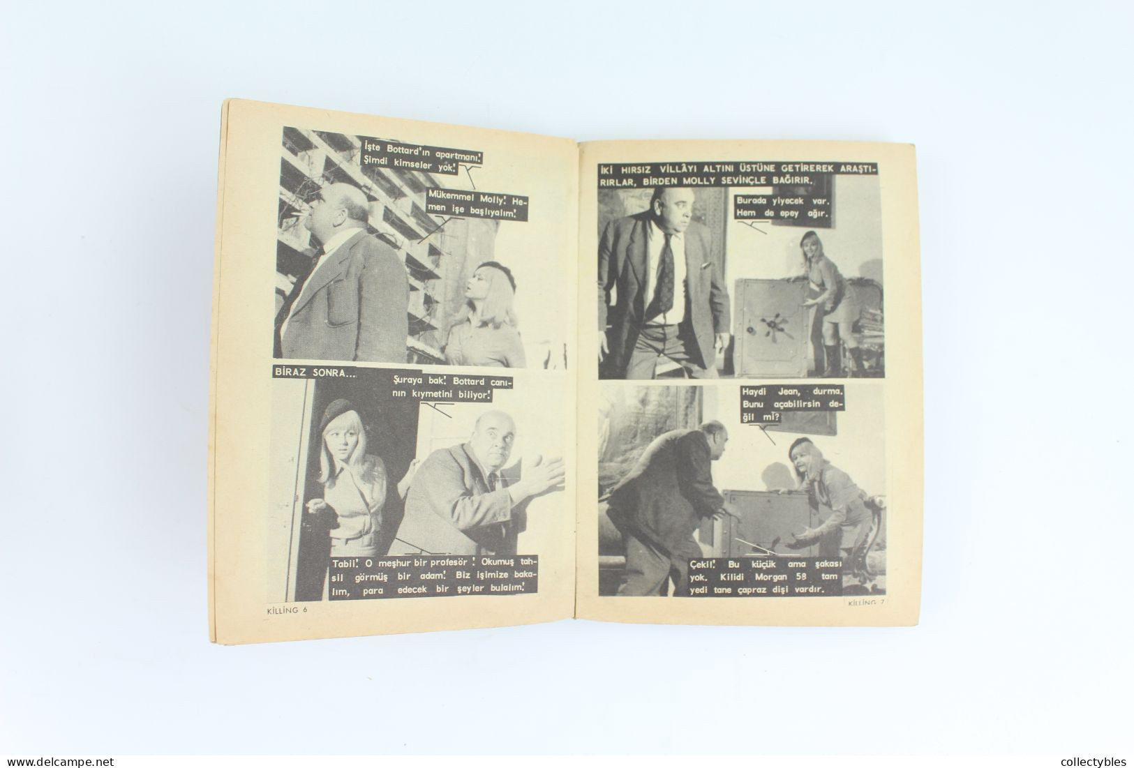 KILLING Turkish Photo Comic Set 1970s 1-23 Fotoromanzo SATANIK Kilink EXTREMELY RARE Free Shipping