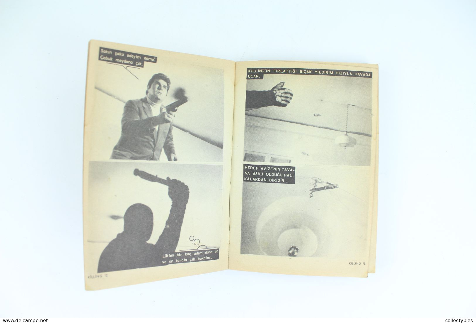 KILLING Turkish Photo Comic Set 1970s 1-23 Fotoromanzo SATANIK Kilink EXTREMELY RARE Free Shipping