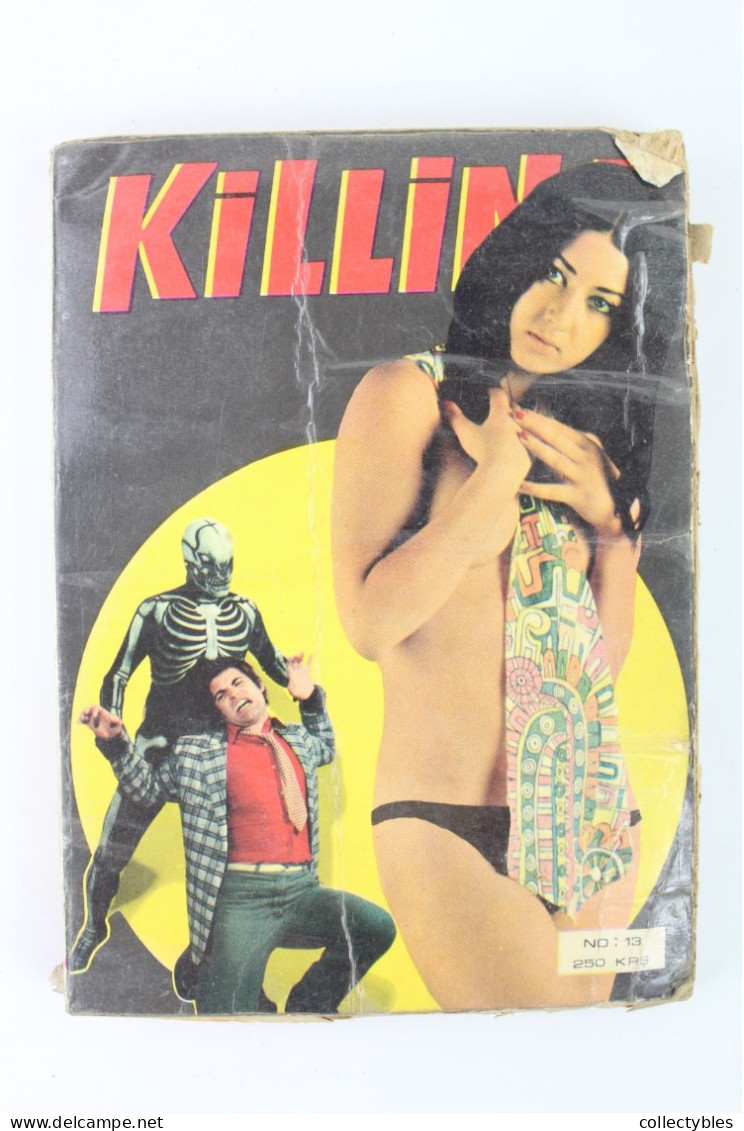 KILLING Turkish Photo Comic Set 1970s 1-23 Fotoromanzo SATANIK Kilink EXTREMELY RARE Free Shipping