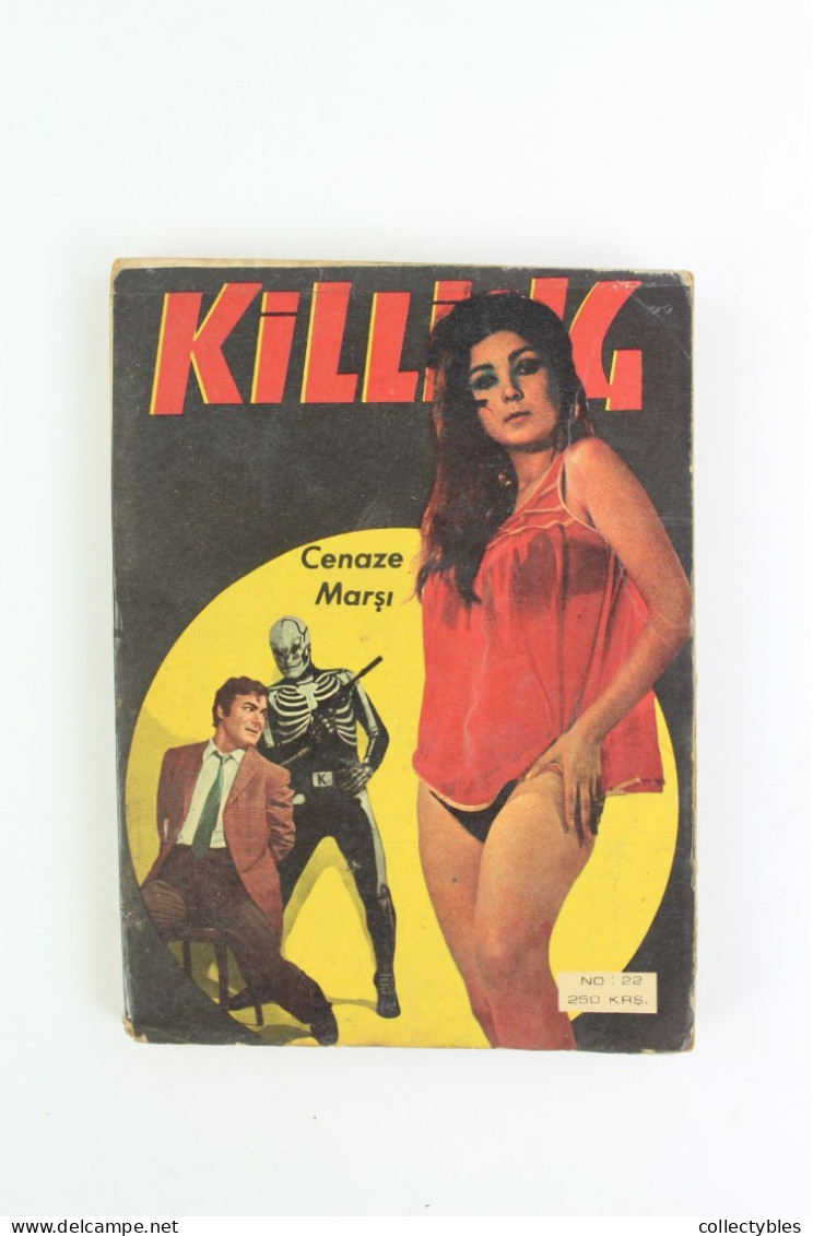 KILLING Turkish Photo Comic Set 1970s 1-23 Fotoromanzo SATANIK Kilink EXTREMELY RARE Free Shipping