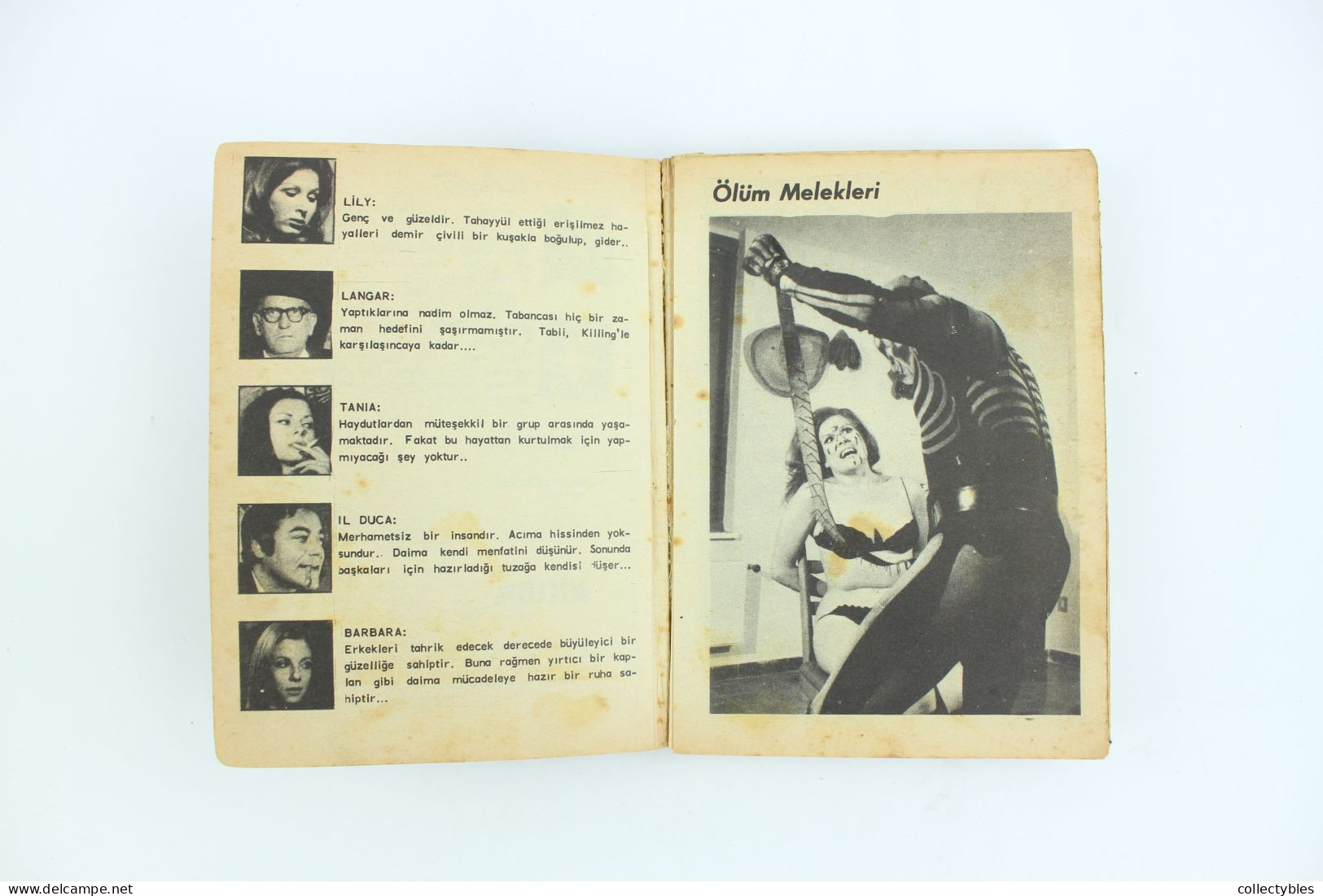 KILLING Turkish Photo Comic Set 1970s 1-23 Fotoromanzo SATANIK Kilink EXTREMELY RARE Free Shipping