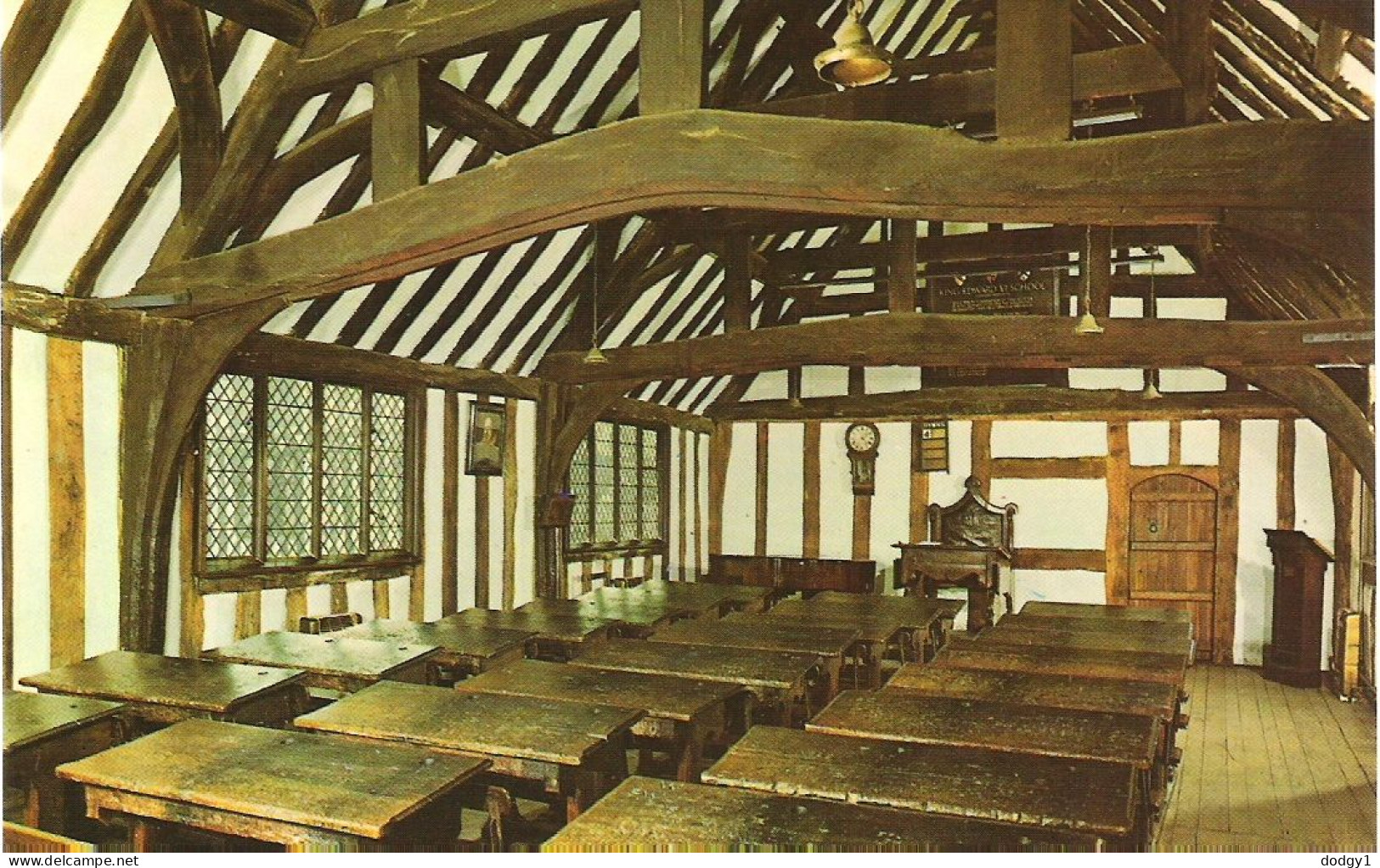 THE OLD GRAMMAR SCHOOL, STRATFORD-UPON-AVON, WARWICKSHIRE, ENGLAND.. UNUSED POSTCARD Ms2 - Stratford Upon Avon