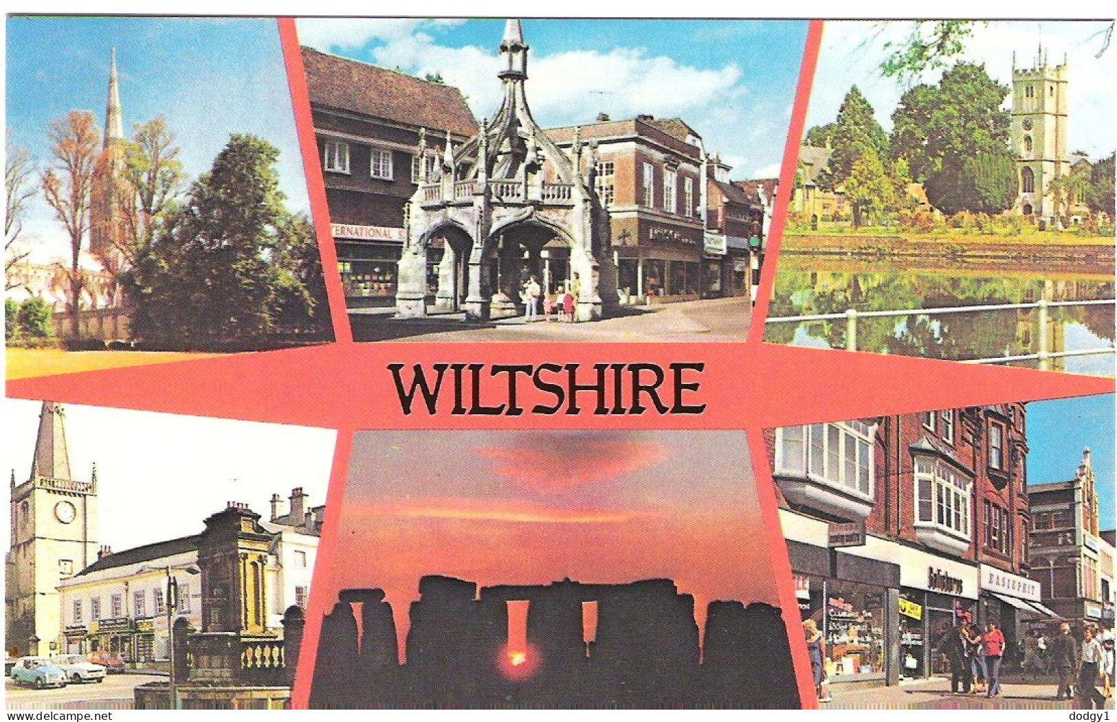 SCENES FROM AROUND WILTSHIRE, ENGLAND.. UNUSED POSTCARD Ms2 - Other & Unclassified