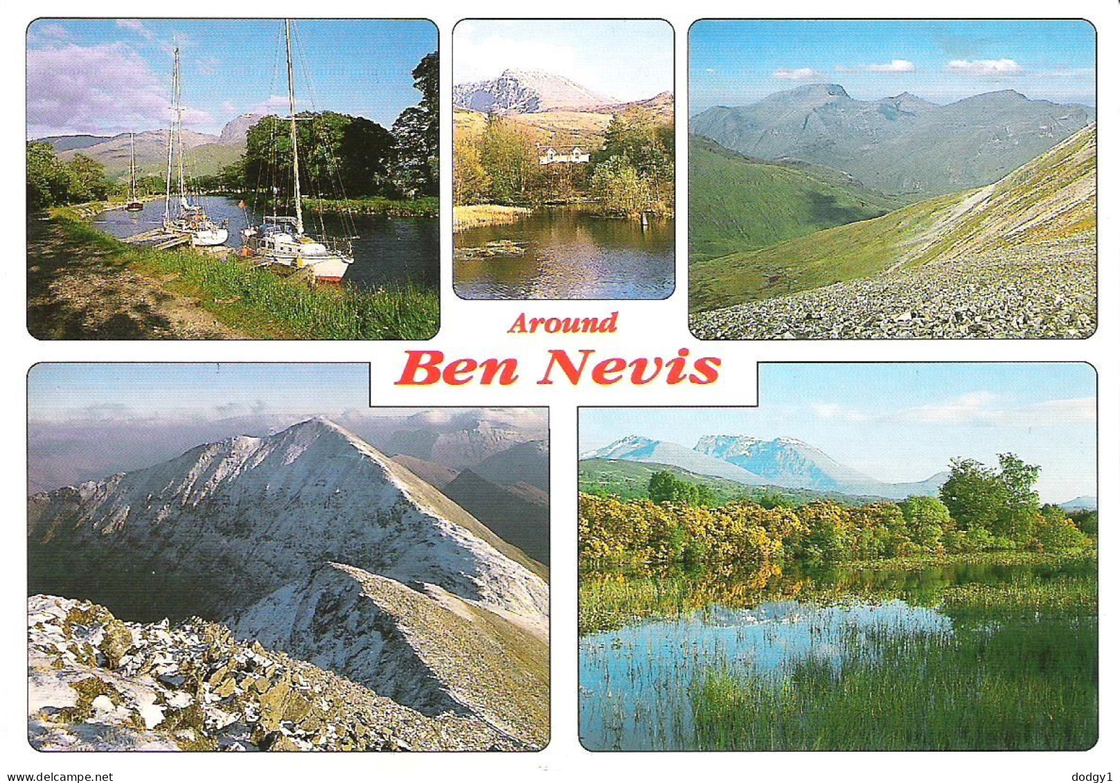 SCENES FROM BEN NEVIS, ARGYLLSHIRE, SCOTLAND. UNUSED POSTCARD Ms2 - Argyllshire