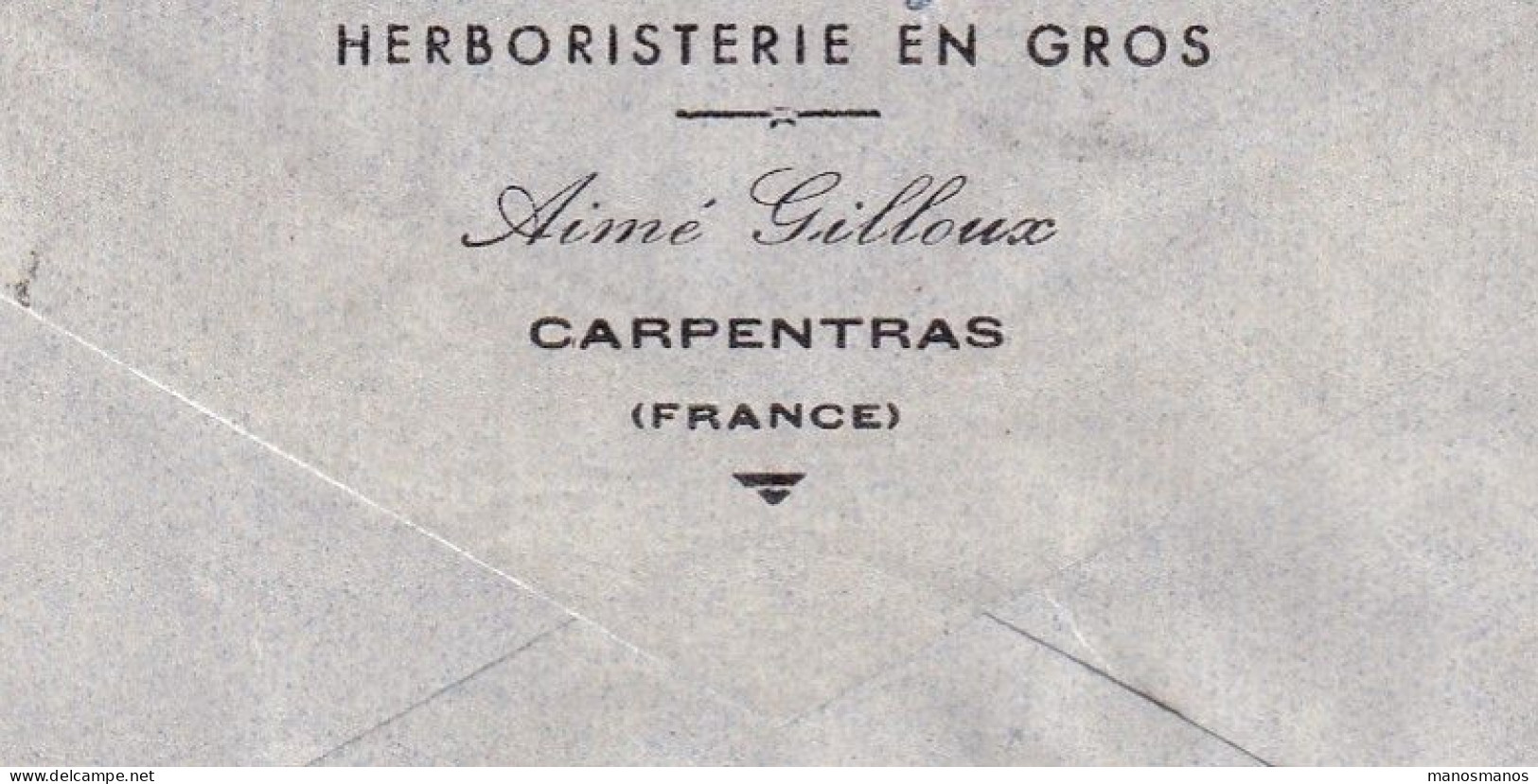 DDGG 049 - Enveloppe PAR AVION TP Marianne De Gandon - CARPENTRAS 1951 Vers SYDNEY Australie - Tarif 95 Francs - 1945-54 Maríanne De Gandon