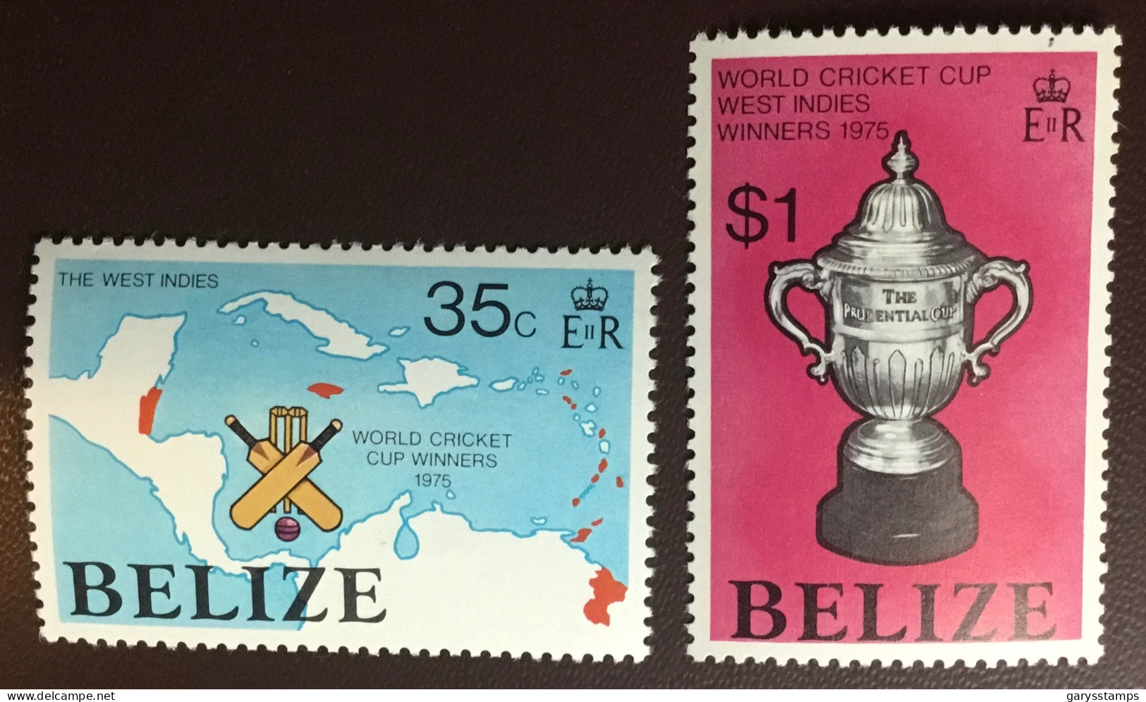 Belize 1976 Cricket World Cup Victory MNH - Belice (1973-...)