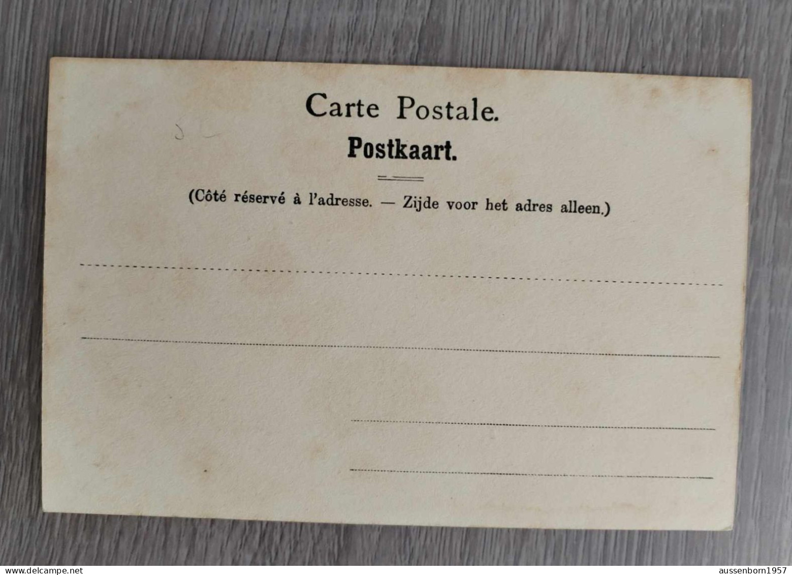 Peruwelz Bonsecours : Lot de 7 cartes dos non divisé : 1900, 190? et non écrites