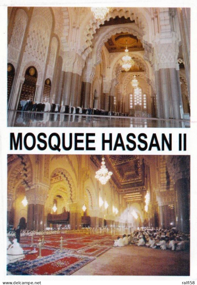 2 AK Marokko * Ansichten Der Hassan-II. Moschee In Casablanca - Die Fünftgrößte Moschee Der Welt * - Casablanca