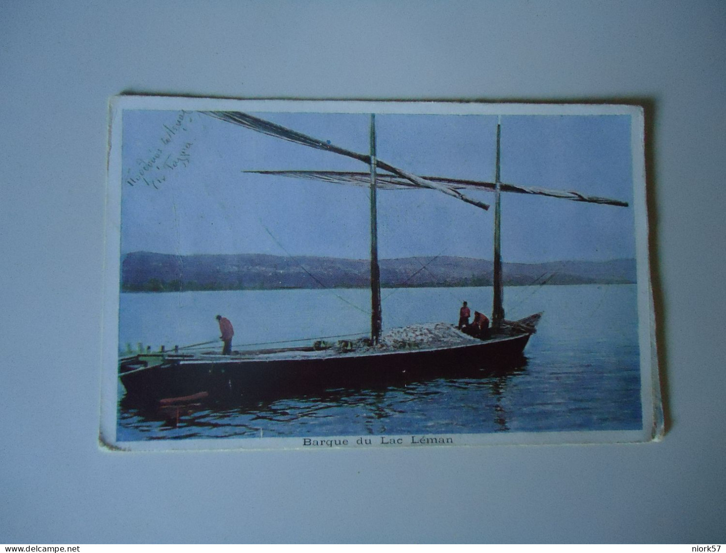 SWITZERLAND   POSTCARDS 1905   BARQUE DU LAC LEMAN  FOR MORE PURCHASES 10% DISCOUNT - Other & Unclassified