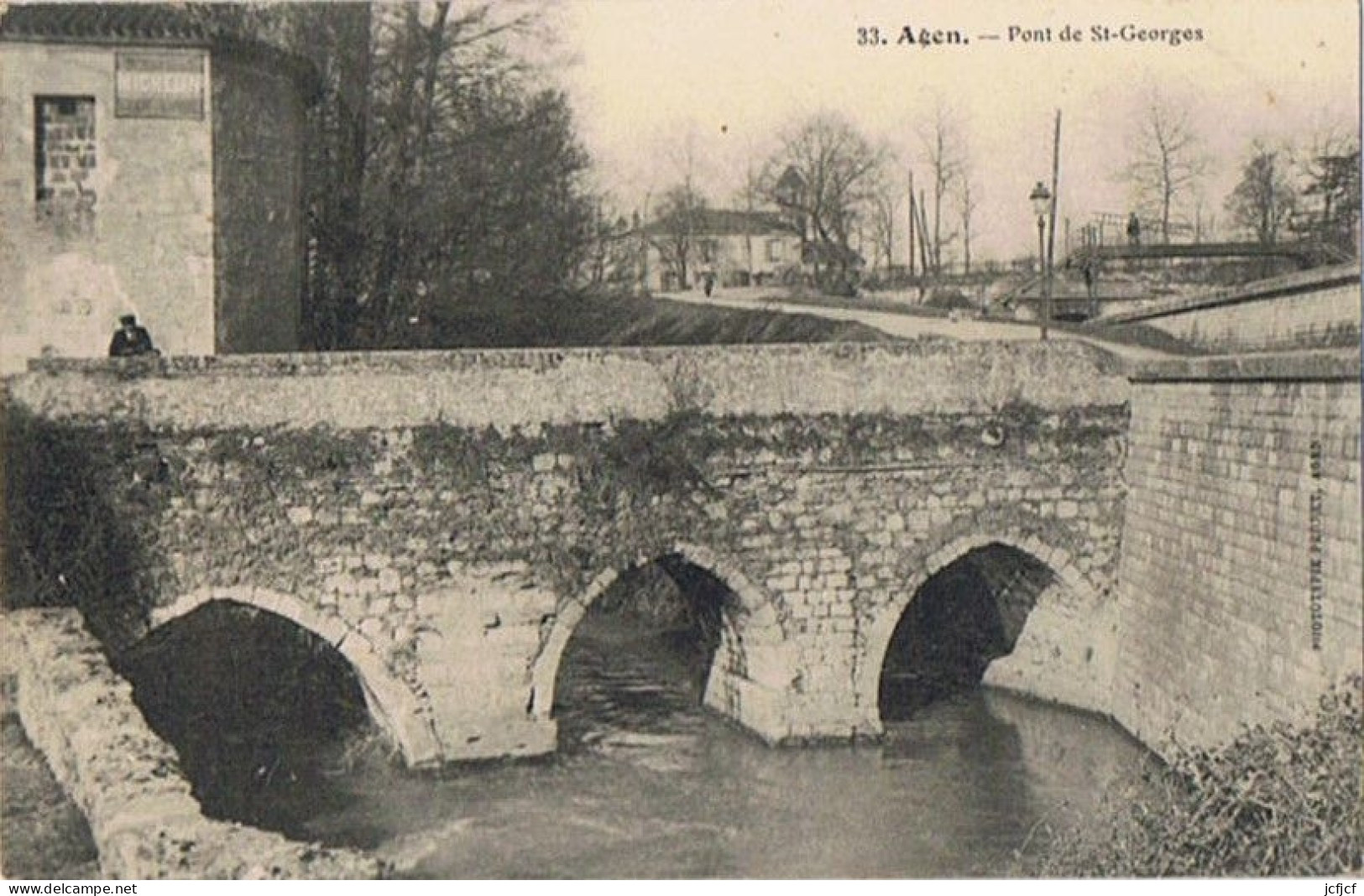 Cpa..47..AGEN..LOT ET GARONNE..PONT DE ST GEORGES.. - Agen