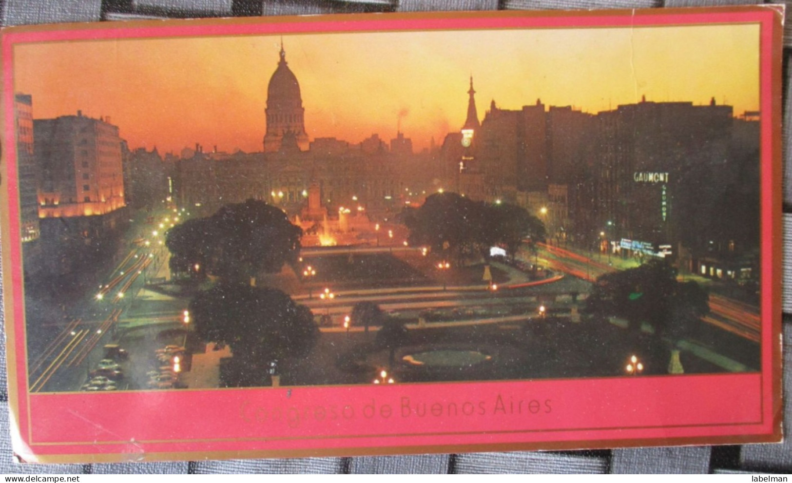 SOUTH AMERICA ARGENTINA BUENOS AIRES PLAZA CONGRESO POSTKARTE CARTE POSTALE ANSICHTSKARTE POSTCARD CARTOLINA CARD - Argentine