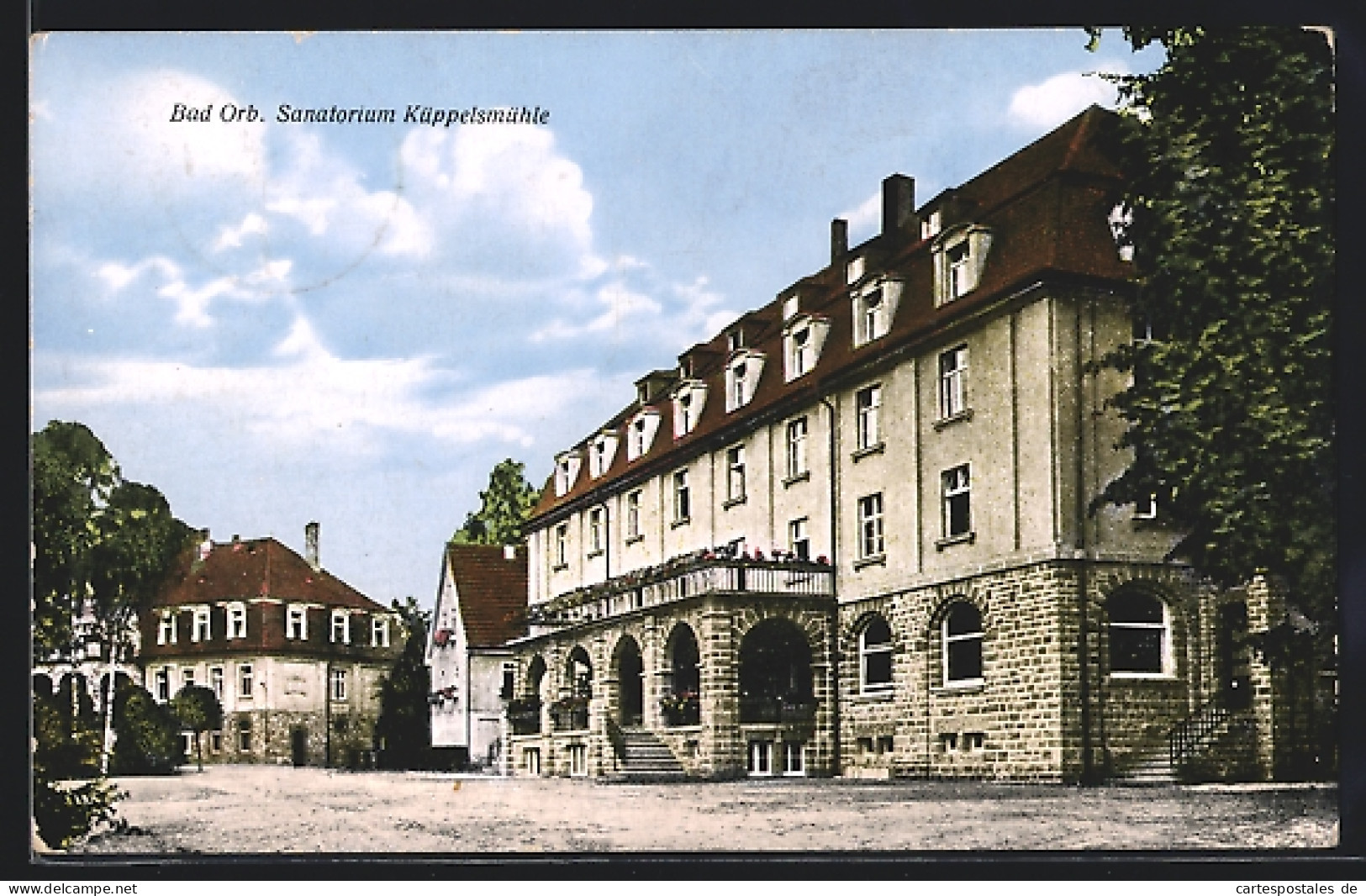 AK Bad Orb, Sanatorium Küppelsmühle Mit Strassenpartie  - Bad Orb