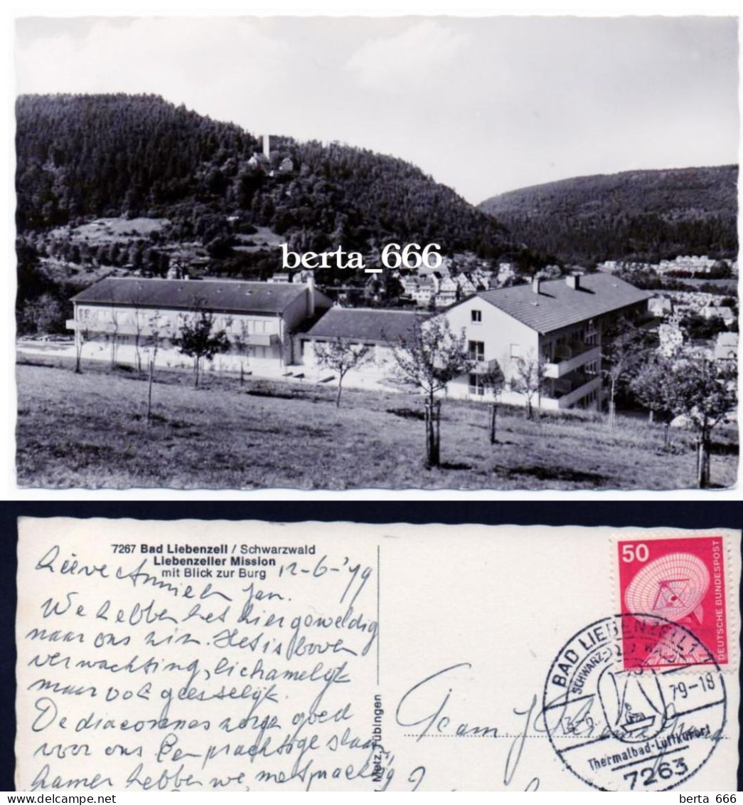 Bad Liebenzell Schwarzwald Liebenzeller Mission Mit Blick Zur Burg 1979 - Calw