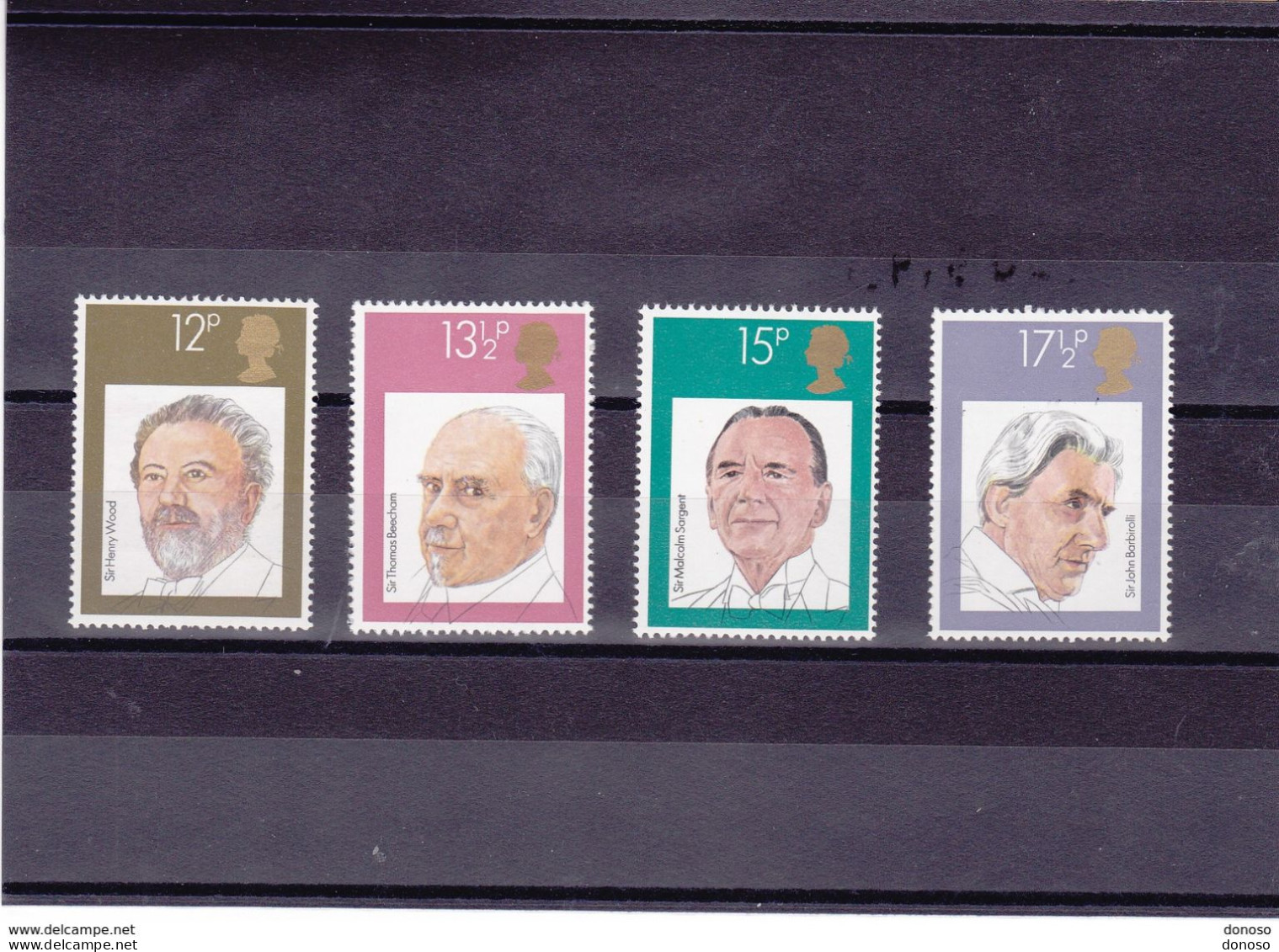 GB 1980 Chefs D'orchestre Britanniques Yvert 951-954, Michel 847-849 NEUF** MNH Cote 3,30 Euros - Nuovi