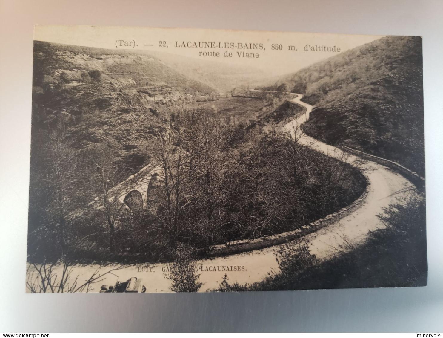 Lacaune Les Bains - Route De Viane - Autres & Non Classés