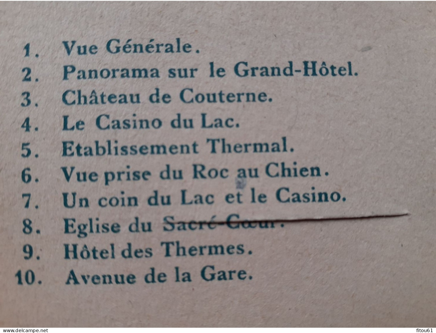 BAGNOLES DE L ORNE  Pochette De 10 Vues  9 X 7  (Inscription Au Dos : Août 1948) - Sin Clasificación