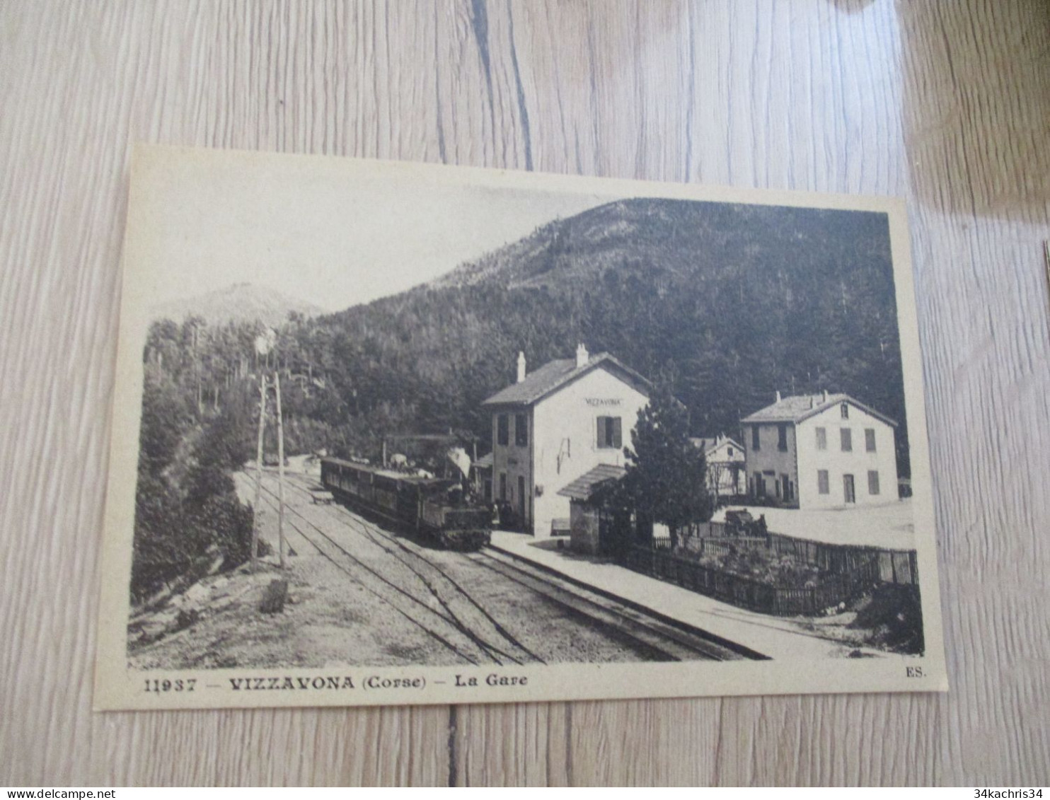 CPA 20 2B Haute Corse Vizzavona La Gare Train - Other & Unclassified