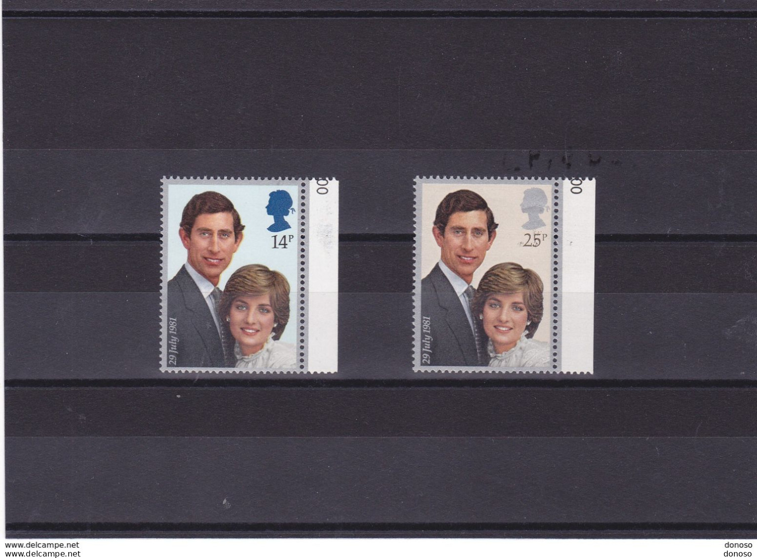 GB 1981 Mariage Du Princes Charles Et De Lady Diana Yvert 1001-1002, Michel 884-885 NEUF** MNH Cote 5 Euros - Ongebruikt