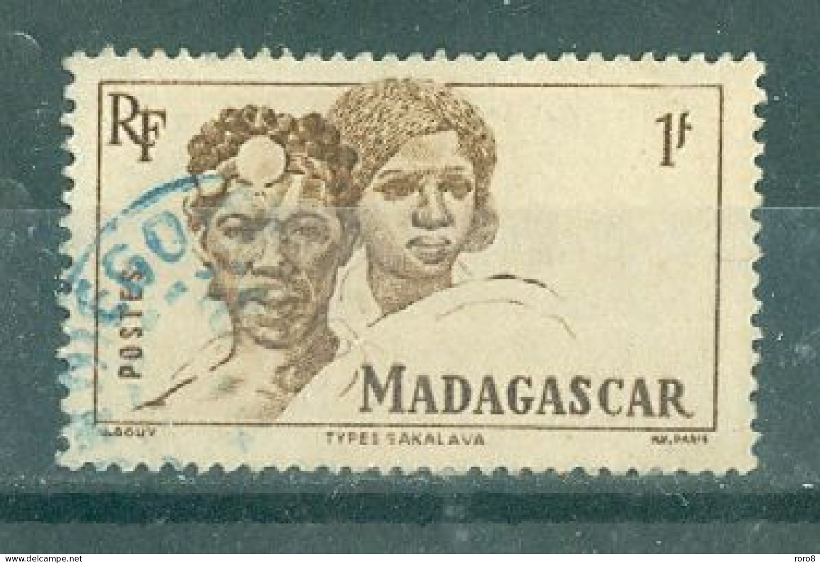 MADAGASCAR - N°306 Oblitéré. - Types Sakalaves. - Used Stamps