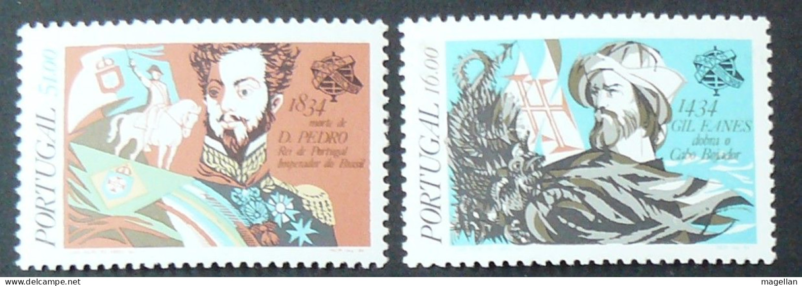 Portugal - Yv. 1620/1621 Neufs ** (MNH) - 1984 - Bateaux - Voiliers - Barche