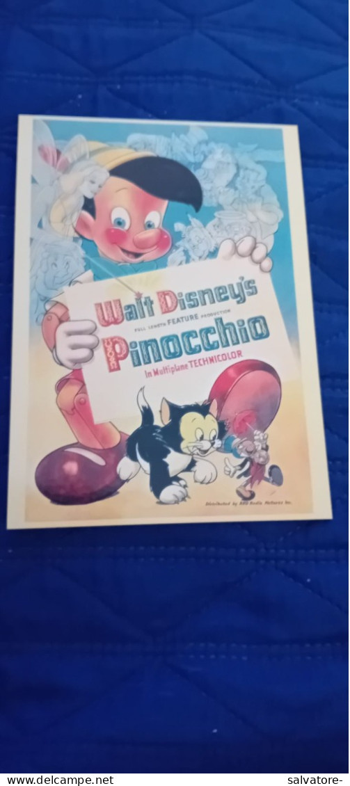 CARTOLINA PINOCCHIO - Contes, Fables & Légendes