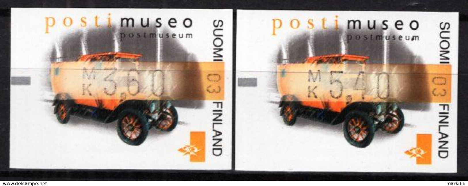 Finland - 2001 - Postal Museum - Mint ATM Stamp Set (Frama) - Ungebraucht